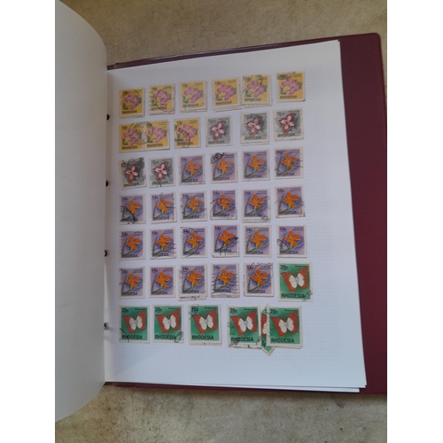 130 - Stamps : Well filled binder of mixed era and country stamps, better items noticed
