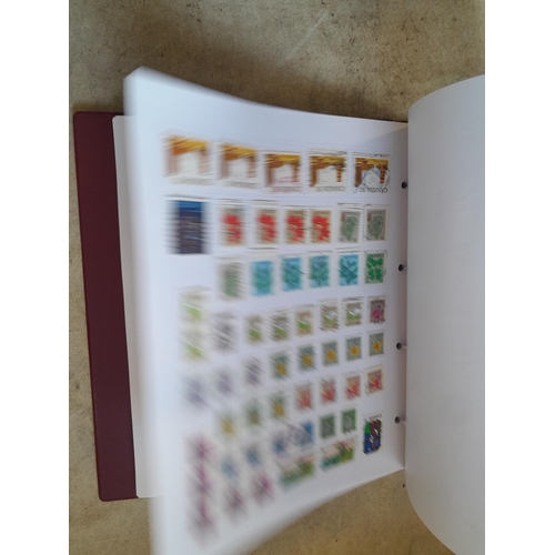 130 - Stamps : Well filled binder of mixed era and country stamps, better items noticed