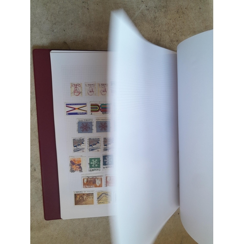 130 - Stamps : Well filled binder of mixed era and country stamps, better items noticed