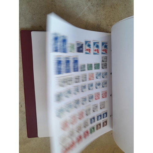 130 - Stamps : Well filled binder of mixed era and country stamps, better items noticed