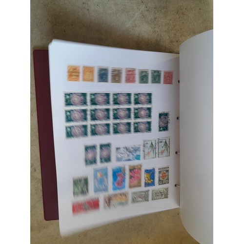 130 - Stamps : Well filled binder of mixed era and country stamps, better items noticed