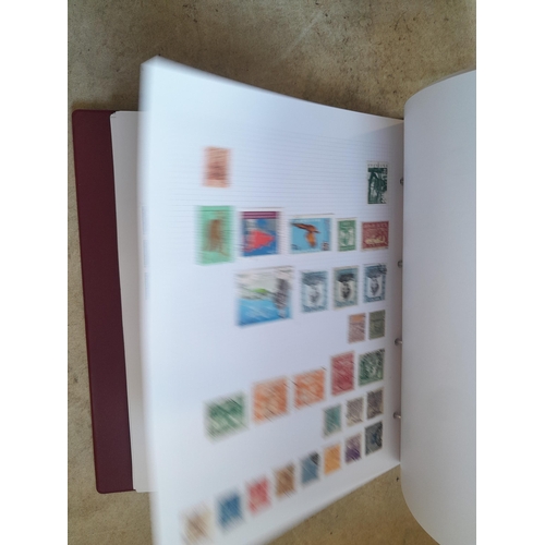 130 - Stamps : Well filled binder of mixed era and country stamps, better items noticed