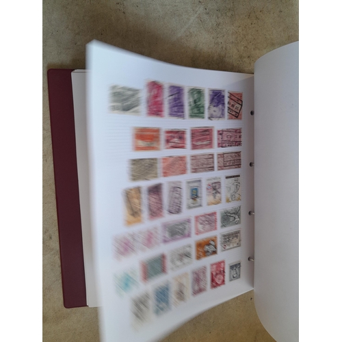 130 - Stamps : Well filled binder of mixed era and country stamps, better items noticed