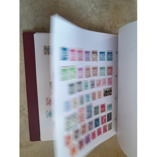 130 - Stamps : Well filled binder of mixed era and country stamps, better items noticed