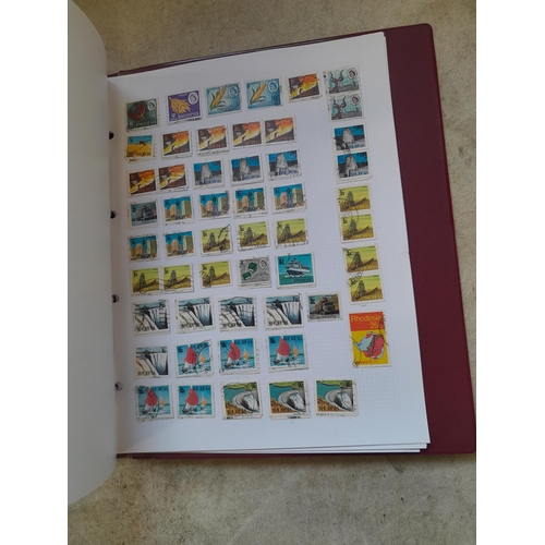 130 - Stamps : Well filled binder of mixed era and country stamps, better items noticed