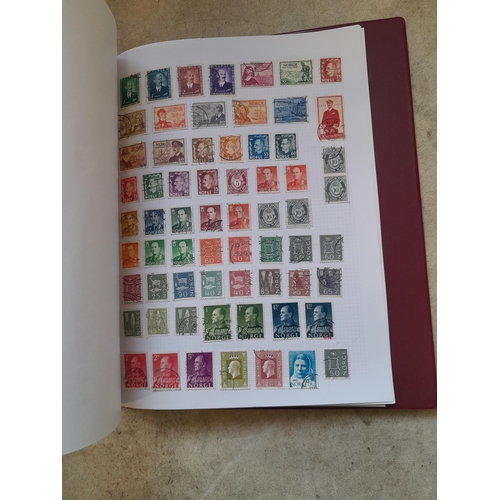 130 - Stamps : Well filled binder of mixed era and country stamps, better items noticed