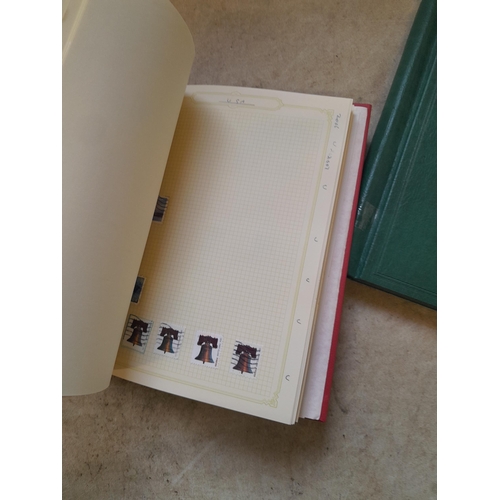 134 - Stamps of USA in three folders 1000 plus stamps mint unused and used, only a small sample photograph... 