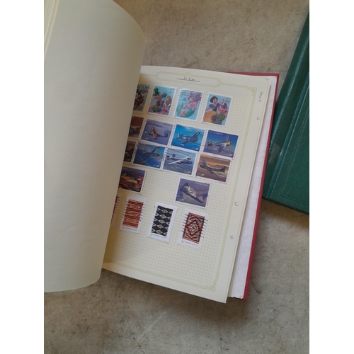 134 - Stamps of USA in three folders 1000 plus stamps mint unused and used, only a small sample photograph... 