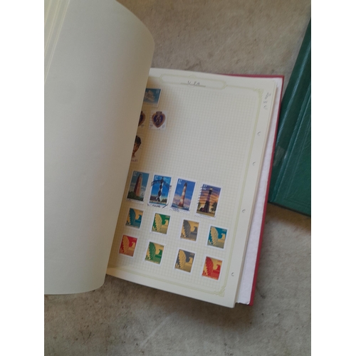 134 - Stamps of USA in three folders 1000 plus stamps mint unused and used, only a small sample photograph... 