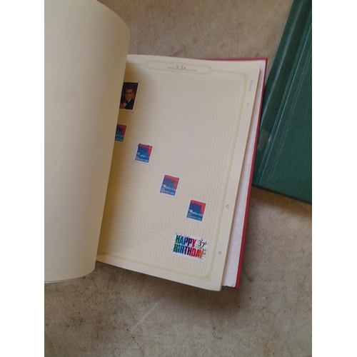 134 - Stamps of USA in three folders 1000 plus stamps mint unused and used, only a small sample photograph... 