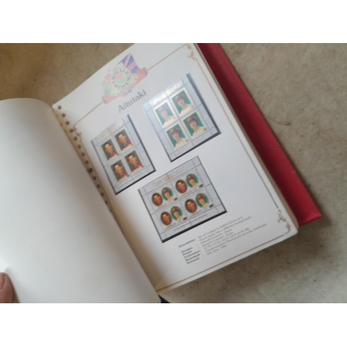 135 - Stamps : 2 volume partially filled Royal Wedding 1981 collection, approx 500 pages on SG printed pag... 