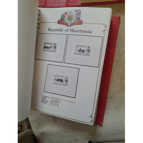 135 - Stamps : 2 volume partially filled Royal Wedding 1981 collection, approx 500 pages on SG printed pag... 