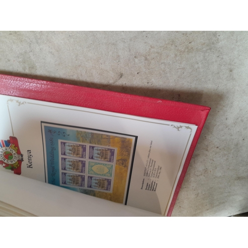 135 - Stamps : 2 volume partially filled Royal Wedding 1981 collection, approx 500 pages on SG printed pag... 