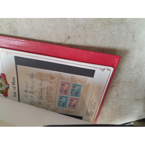 135 - Stamps : 2 volume partially filled Royal Wedding 1981 collection, approx 500 pages on SG printed pag... 