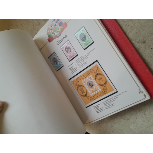 135 - Stamps : 2 volume partially filled Royal Wedding 1981 collection, approx 500 pages on SG printed pag... 