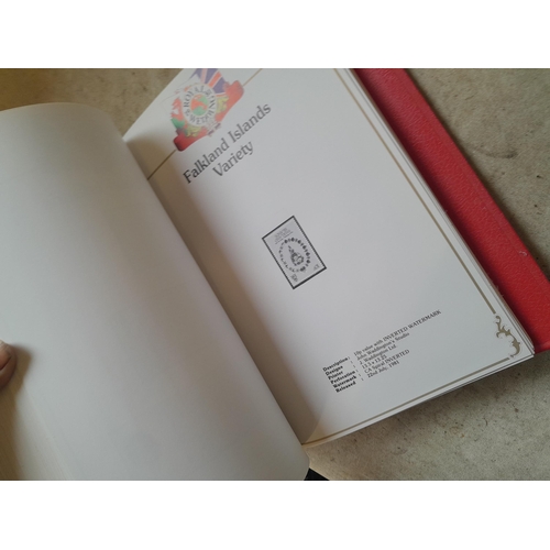 135 - Stamps : 2 volume partially filled Royal Wedding 1981 collection, approx 500 pages on SG printed pag... 