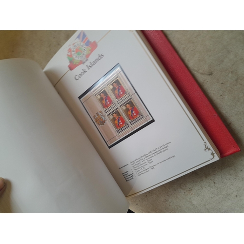 135 - Stamps : 2 volume partially filled Royal Wedding 1981 collection, approx 500 pages on SG printed pag... 