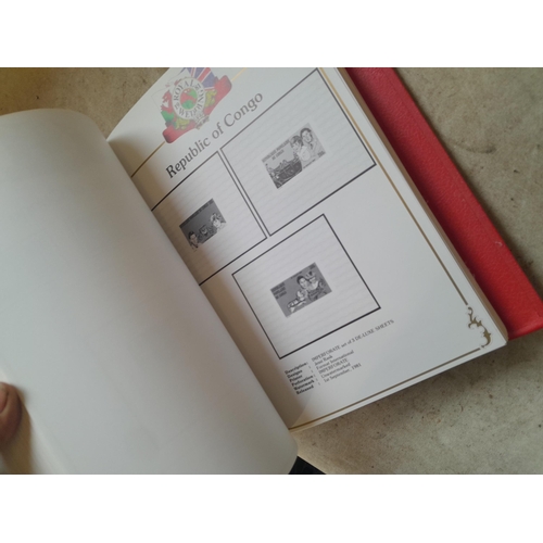 135 - Stamps : 2 volume partially filled Royal Wedding 1981 collection, approx 500 pages on SG printed pag... 