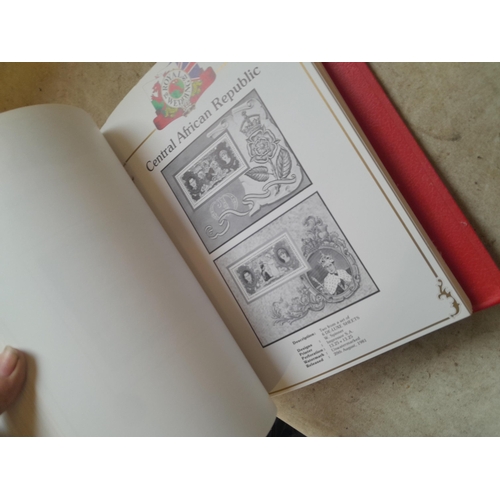 135 - Stamps : 2 volume partially filled Royal Wedding 1981 collection, approx 500 pages on SG printed pag... 