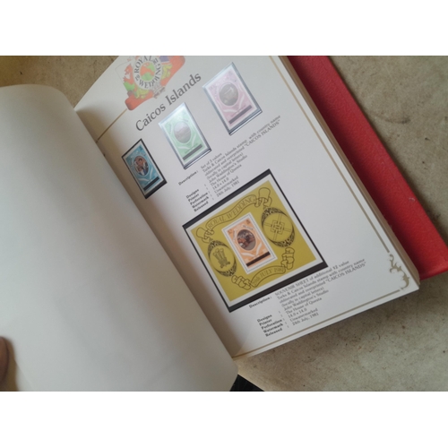 135 - Stamps : 2 volume partially filled Royal Wedding 1981 collection, approx 500 pages on SG printed pag... 