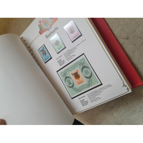 135 - Stamps : 2 volume partially filled Royal Wedding 1981 collection, approx 500 pages on SG printed pag... 
