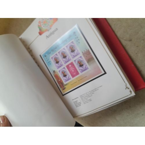 135 - Stamps : 2 volume partially filled Royal Wedding 1981 collection, approx 500 pages on SG printed pag... 