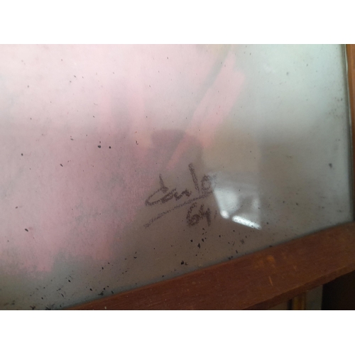 151 - Various prints and picture frames, 1 x pastel portrait signed Carlo 1964