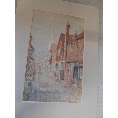 163 - 3 x early 20th century watercolours : 1 x  Clinton Thomas river scene