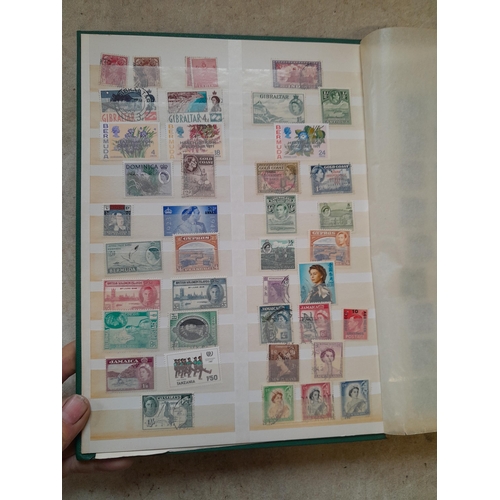 164 - Stamps: World Collection a varied array of Commonwealth and world stamps 32 well filled pages in a L... 