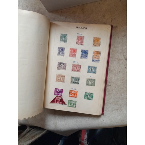 166 - Approx 10 kg of stamps and postcards : loose on paper, in albums, stock books, on pages GB World and... 