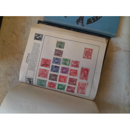 244 - 2 x stamp albums : Pelham album of mainly used a few unused, mainly mid 20th century circa 1050 onwa... 