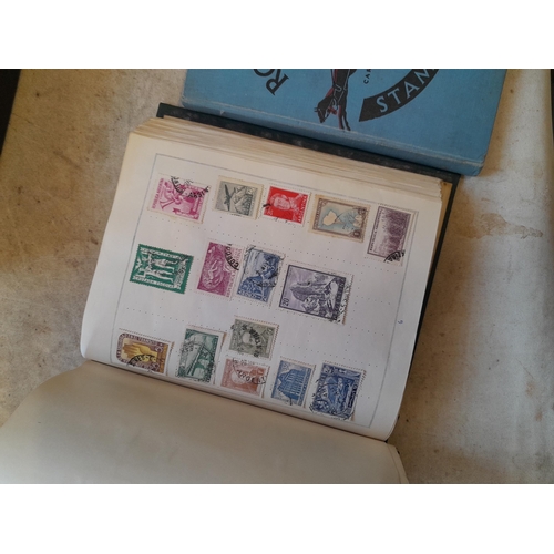 244 - 2 x stamp albums : Pelham album of mainly used a few unused, mainly mid 20th century circa 1050 onwa... 