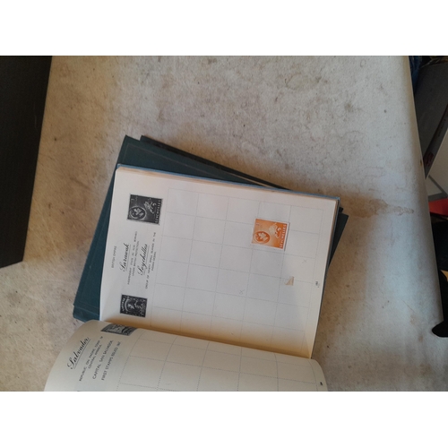 244 - 2 x stamp albums : Pelham album of mainly used a few unused, mainly mid 20th century circa 1050 onwa... 