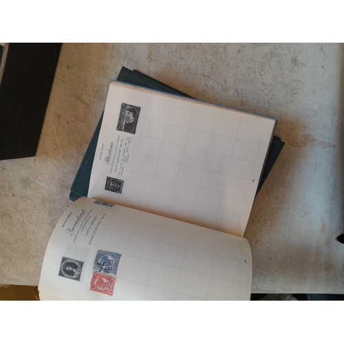 244 - 2 x stamp albums : Pelham album of mainly used a few unused, mainly mid 20th century circa 1050 onwa... 