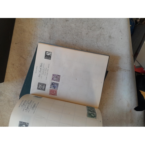 244 - 2 x stamp albums : Pelham album of mainly used a few unused, mainly mid 20th century circa 1050 onwa... 