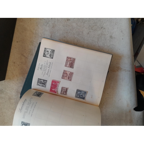 244 - 2 x stamp albums : Pelham album of mainly used a few unused, mainly mid 20th century circa 1050 onwa... 