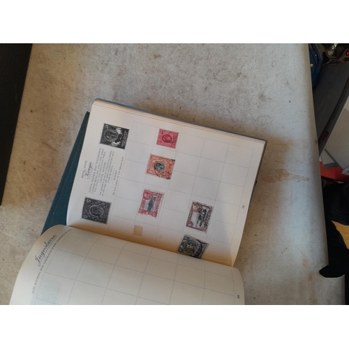 244 - 2 x stamp albums : Pelham album of mainly used a few unused, mainly mid 20th century circa 1050 onwa... 