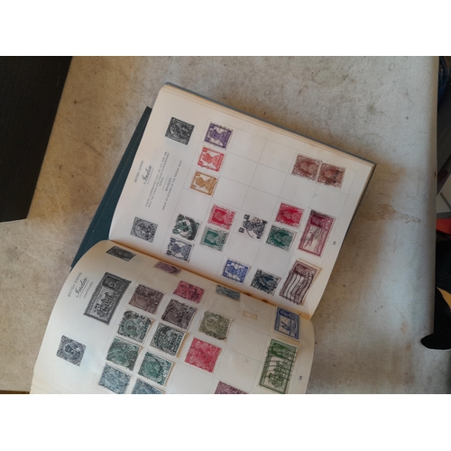 244 - 2 x stamp albums : Pelham album of mainly used a few unused, mainly mid 20th century circa 1050 onwa... 