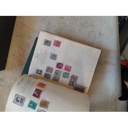 244 - 2 x stamp albums : Pelham album of mainly used a few unused, mainly mid 20th century circa 1050 onwa... 