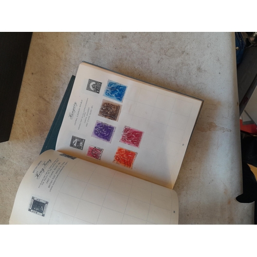 244 - 2 x stamp albums : Pelham album of mainly used a few unused, mainly mid 20th century circa 1050 onwa... 