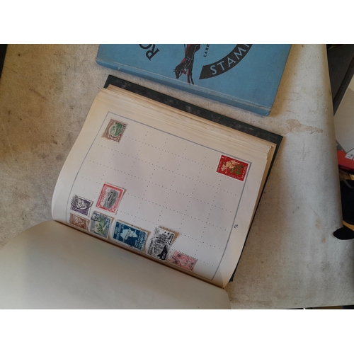 244 - 2 x stamp albums : Pelham album of mainly used a few unused, mainly mid 20th century circa 1050 onwa... 