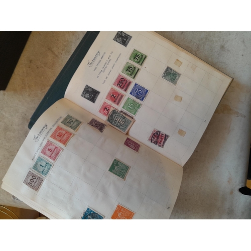 244 - 2 x stamp albums : Pelham album of mainly used a few unused, mainly mid 20th century circa 1050 onwa... 