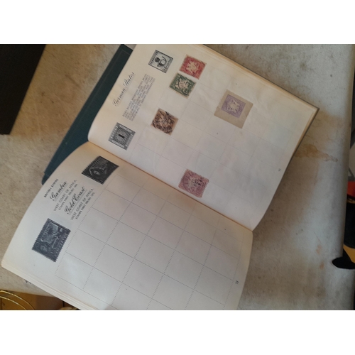 244 - 2 x stamp albums : Pelham album of mainly used a few unused, mainly mid 20th century circa 1050 onwa... 