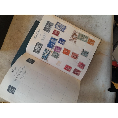 244 - 2 x stamp albums : Pelham album of mainly used a few unused, mainly mid 20th century circa 1050 onwa... 