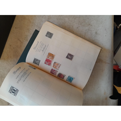 244 - 2 x stamp albums : Pelham album of mainly used a few unused, mainly mid 20th century circa 1050 onwa... 