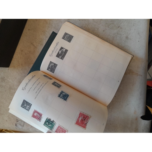 244 - 2 x stamp albums : Pelham album of mainly used a few unused, mainly mid 20th century circa 1050 onwa... 