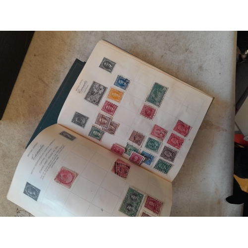 244 - 2 x stamp albums : Pelham album of mainly used a few unused, mainly mid 20th century circa 1050 onwa... 