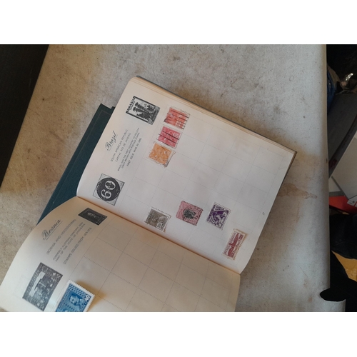 244 - 2 x stamp albums : Pelham album of mainly used a few unused, mainly mid 20th century circa 1050 onwa... 