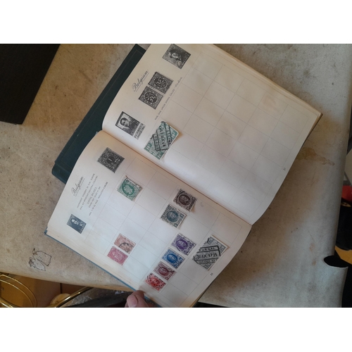 244 - 2 x stamp albums : Pelham album of mainly used a few unused, mainly mid 20th century circa 1050 onwa... 