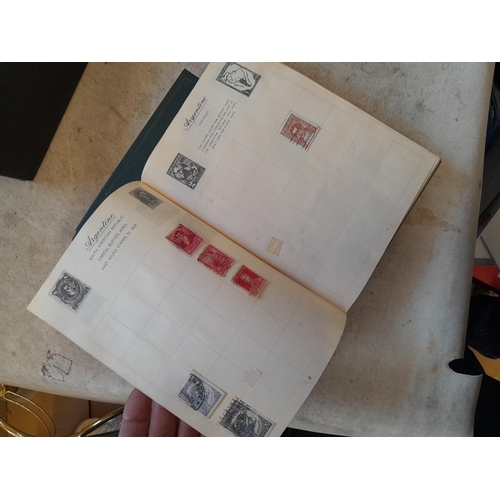 244 - 2 x stamp albums : Pelham album of mainly used a few unused, mainly mid 20th century circa 1050 onwa... 